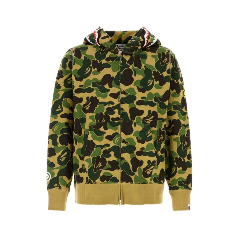 Bape Men Printed Cotton Abc Camo 2Nd Shark Sweatshirt